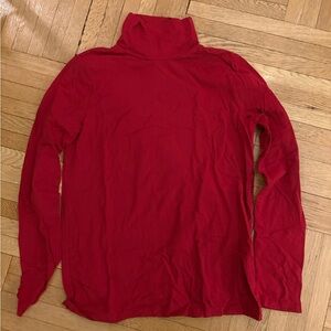 Women's Red Turtleneck